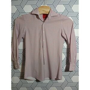 Proper Mens Sport Contempoary Fit Button Front Size Small